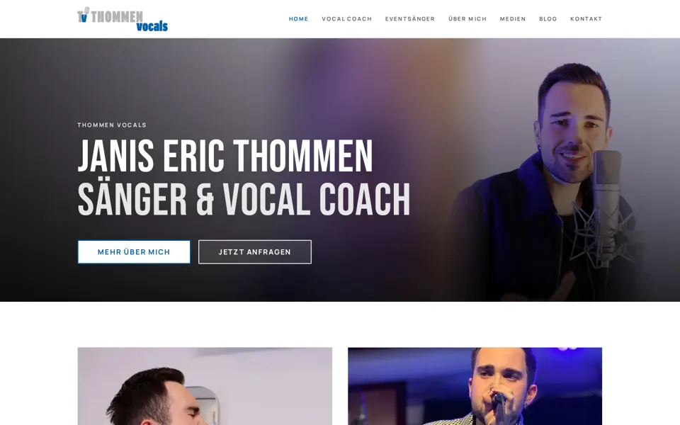 Website Thommen Vocals